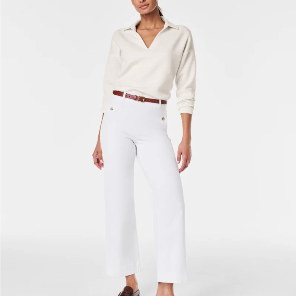 Elegant White Women's Pants